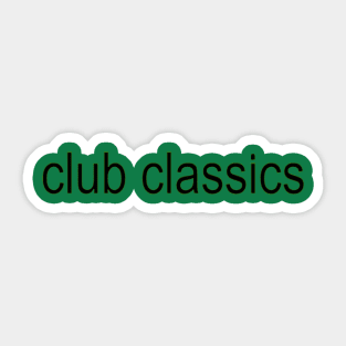 Charli XCX Club Classics brat Sticker